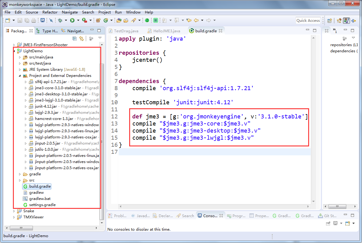 Eclipse with Gradle