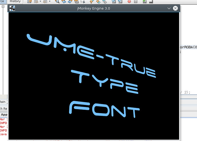 jME True Type Font